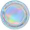 12 Packs: 8 ct. (96 total) 9" Iridescent Foil Paper Dinner Plates by Celebrate It™